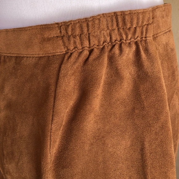 NAPA VALLEY Petites Vintage 80’s Long Vegan Suede Skirt Rare Plus 14P Super Cute - Picture 4 of 8